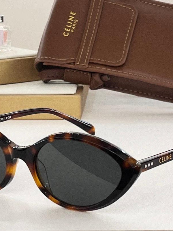 CELINE Eyewear Cat-eye tortoiseshell-acetate S264 CL 40264U Sunglasses ✨