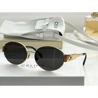 CELINE ovals Triomphe Metal 01 CL40235U 30N Sunglasses ✨