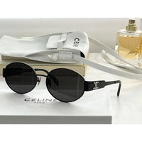 CELINE ovals Triomphe Metal 01 CL40235U 30N Sunglasses ✨