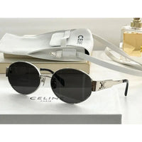 CELINE ovals Triomphe Metal 01 CL40235U 30N Sunglasses ✨