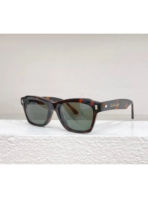 CELINE Rectangular Cat Eye Sunglasses CL40058I Black Women's Sunglasses ✨