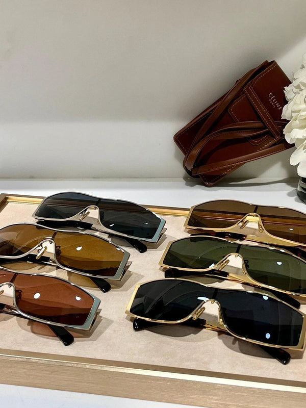 CELINE Triomphe Metal Racer CL 40283U 16A Sunglasses ✨
