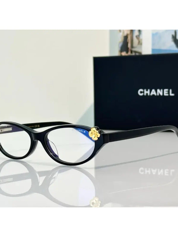 CHANEL 3099 Eyeglasses Camellia CC logo cateye frame Eyewear  🖤