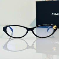 CHANEL 3099 Eyeglasses Camellia CC logo cateye frame Eyewear 🖤