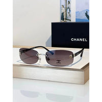 CHANEL 4067 Purple Rimless Women Sunglasses Square Chanel Eyewear  🖤