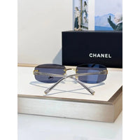 CHANEL 4067 Purple Rimless Women Sunglasses Square Chanel Eyewear  🖤