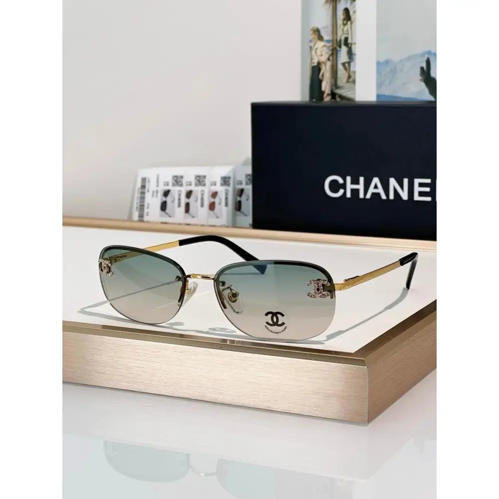 CHANEL 4099 Tint CC Logo Sunglasses  🖤