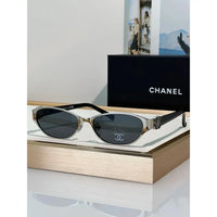 CHANEL 4166 Camellia Rectangle Sunglasses Eyewear  🖤