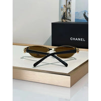 CHANEL 4166 Camellia Rectangle Sunglasses Eyewear  🖤