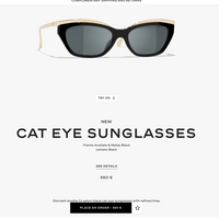 CHANEL 4299 Cat Eye Sunglasses  Eyewear  🖤