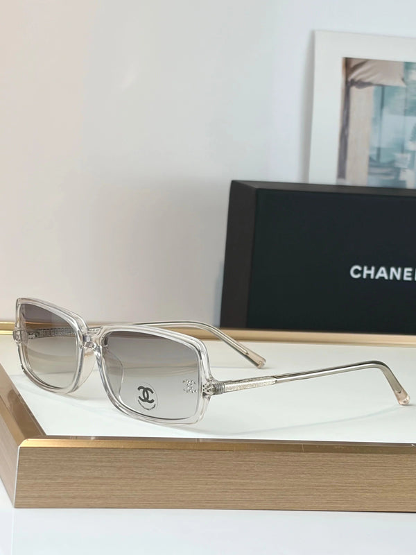 CHANEL 5043 Coco Mark Sunglasses Brown 55mm Square Chanel Eyewear  🖤