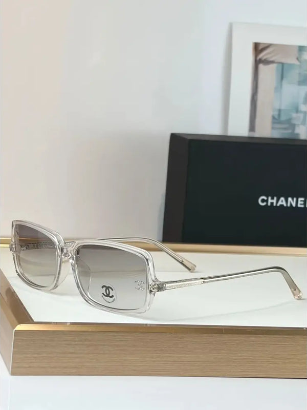 CHANEL 5043 Coco Mark Sunglasses Brown 55mm Square Chanel Eyewear  🖤