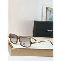 CHANEL 5043 Coco Mark Sunglasses Brown 55mm Square Chanel Eyewear  🖤