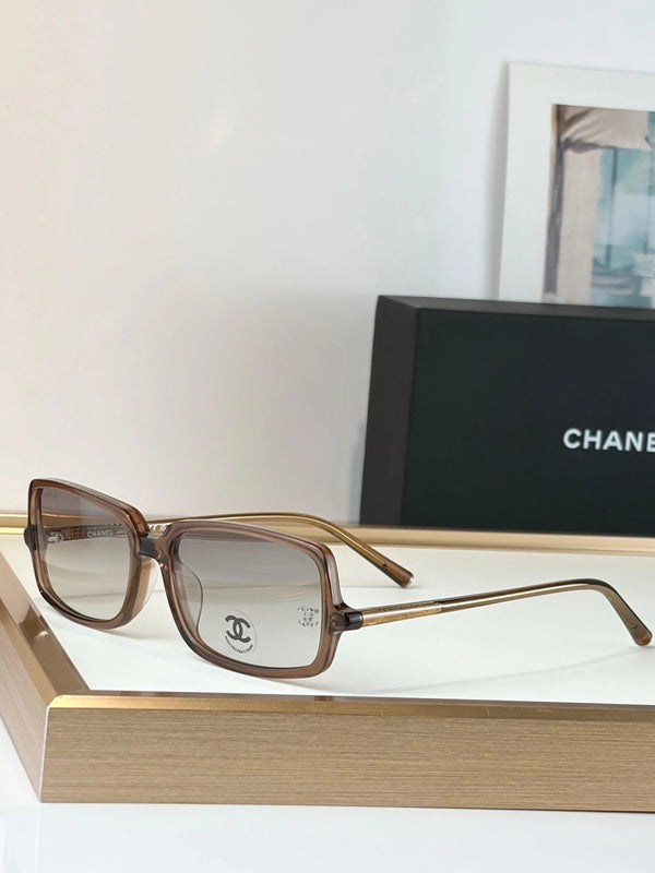 CHANEL 5043 Coco Mark Sunglasses Brown 55mm Square Chanel Eyewear  🖤