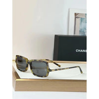 CHANEL 5043 Coco Mark Sunglasses Brown 55mm Square Chanel Eyewear  🖤