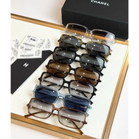 CHANEL 5043 Coco Mark Sunglasses Brown 55mm Square Chanel Eyewear  🖤