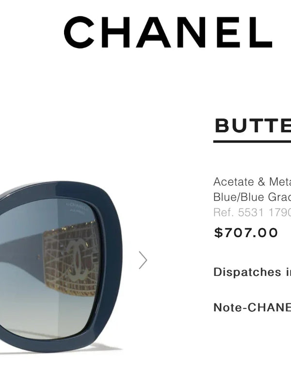 CHANEL 5135 Butterfly Sunglasses  ✨$770