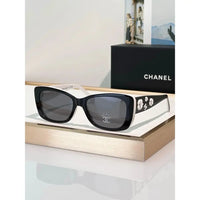 CHANEL 5186A Sunglasses W/ 3D Flower Side Detail   🖤