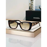 CHANEL 5186A Sunglasses W/ 3D Flower Side Detail   🖤