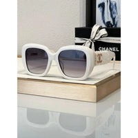 CHANEL 5512 Square Sunglasses Acetate & Tweed Black & Gold frame 6 Colors ✨
