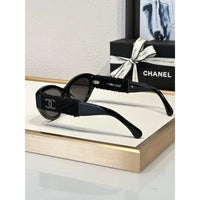 '-  CHANEL 5513 Cat Eye Sunglasses Acetate & Tweed Black & Gold frame 5 Colors ✨