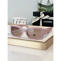 CHANEL 5526 Rectangle SUNGLASSES Acetate Black  🖤