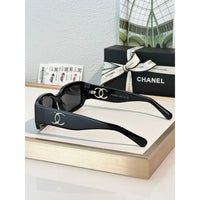 CHANEL 5526 Rectangle SUNGLASSES Acetate Black  🖤