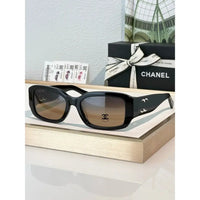 CHANEL 5526 Rectangle SUNGLASSES Acetate Black  🖤