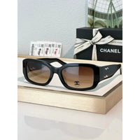 CHANEL 5526 Rectangle SUNGLASSES Acetate Black  🖤