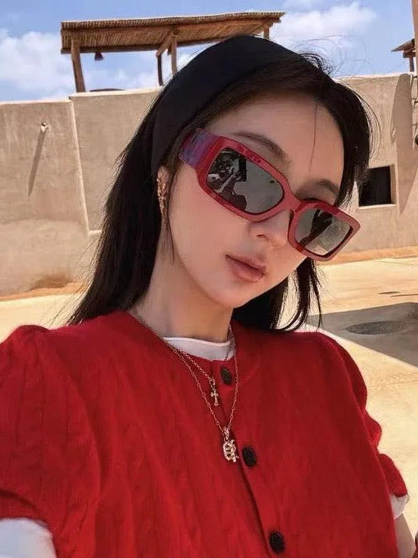 CHANEL 5526 Rectangle SUNGLASSES Acetate Black  🖤