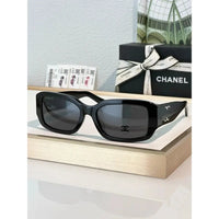 CHANEL 5526 Rectangle SUNGLASSES Acetate Black  🖤