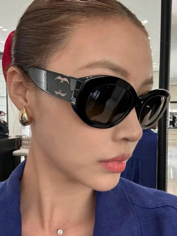 CHANEL 5528 Oval Women's Acetate Sunglasses  ✨ $640