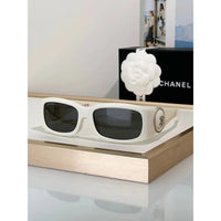 CHANEL 6030S  Rectangular Vintage Sunglasses Chanel Eyewear  🖤