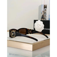 CHANEL 6030S  Rectangular Vintage Sunglasses Chanel Eyewear  🖤