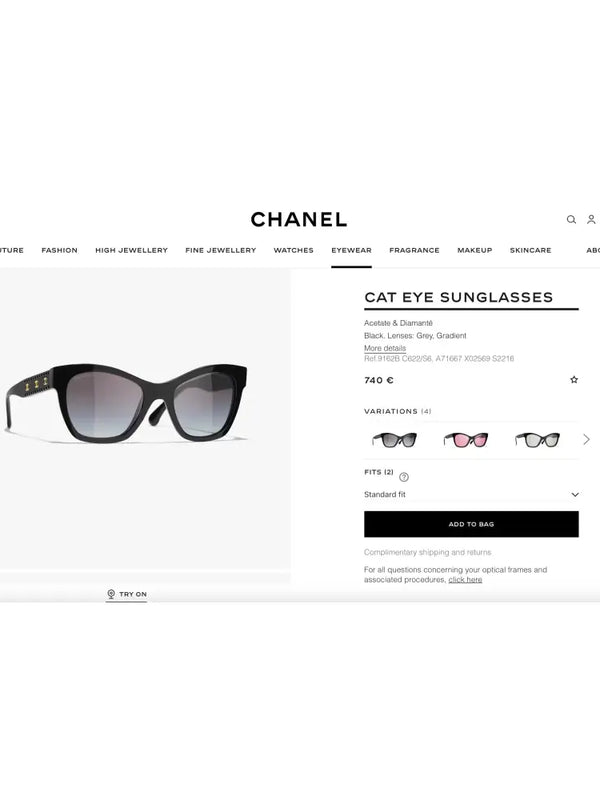 CHANEL 9162B CAT EYE Sunglasses  New Collection  ✨