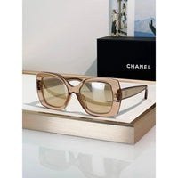 CHANEL 9173  Square Sunglasses - Silver Pink Mirror - Chanel Eyewear  🖤