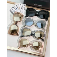 CHANEL 9173  Square Sunglasses - Silver Pink Mirror - Chanel Eyewear  🖤