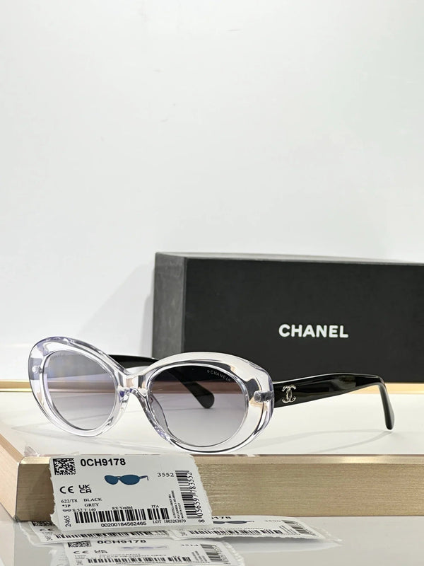 CHANEL 9178 EXCLUSIVE OVAL Sunglasses Chanel Eyewear  🖤