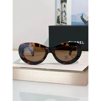 CHANEL 9182 EXCLUSIVE  OVAL  SUNGLASSES - Chanel Eyewear  🖤