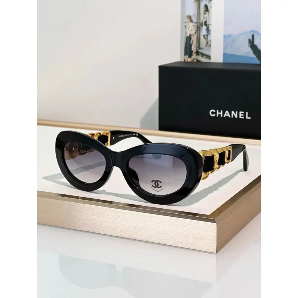 CHANEL 9182 EXCLUSIVE  OVAL  SUNGLASSES - Chanel Eyewear  🖤