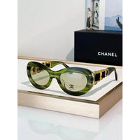 CHANEL 9182 EXCLUSIVE  OVAL  SUNGLASSES - Chanel Eyewear  🖤