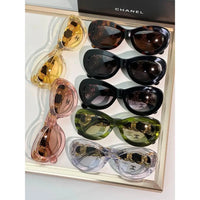 CHANEL 9182 EXCLUSIVE  OVAL  SUNGLASSES - Chanel Eyewear  🖤