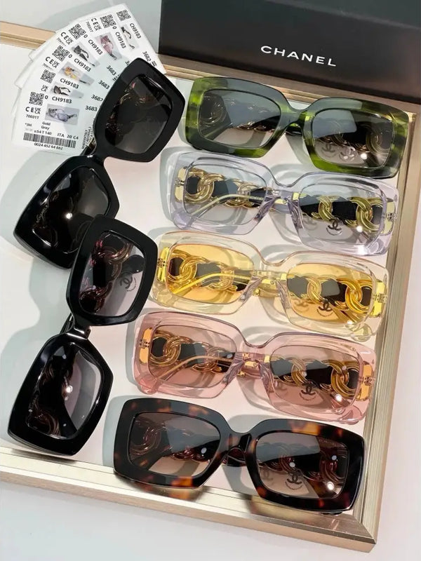CHANEL 9183 EXCLUSIVE  RECTANGLE SUNGLASSES - Chanel Eyewear  🖤