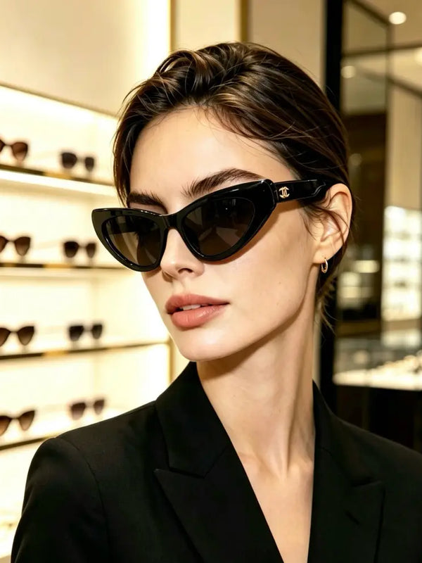 CHANEL 9203 Cat Eye Sunglasses Chanel Eyewear  🖤