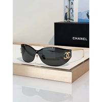 CHANEL 9582 EXCLUSIVE SHIELD Sunglasses Eyewear  🖤