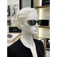 CHANEL 9582 EXCLUSIVE SHIELD Sunglasses Eyewear  🖤