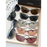 CHANEL 9582 EXCLUSIVE SHIELD Sunglasses Eyewear  🖤