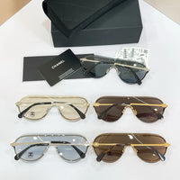 CHANEL 9583 EXCLUSIVE SHIELD Sunglasses Eyewear  🖤