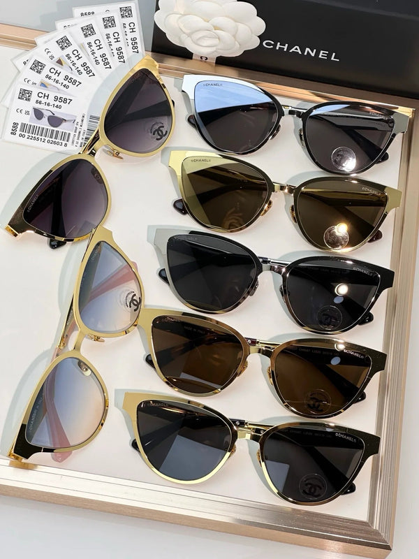 CHANEL 9587 Cat Eye Sunglasses Chanel Eyewear  🖤