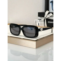 CHANEL Butterfly Rectangle 5520 C501/S4 Women's Sunglasses 🖤